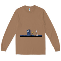 Toasted Coconut newcalvin and hobbes night star tardis Long Sleeve Tee - linhVisuals