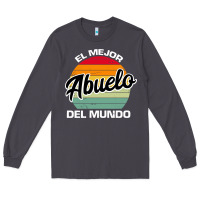 Smoke el mejor abuelo del mundo grandfather sweatshirt Long Sleeve Tee - linhVisuals