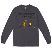 Smoke newcalvin and hobbes quote 10 Long Sleeve Tee - linhVisuals