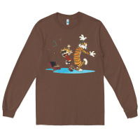 Newcalvin And Hobbes Sing 09 Long Sleeve Tee | Teevron