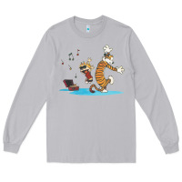 Moon Dust newcalvin and hobbes sing 09 Long Sleeve Tee - linhVisuals