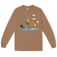 Toasted Coconut newcalvin and hobbes sing 09 Long Sleeve Tee - linhVisuals