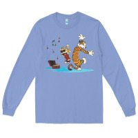 Colony Blue newcalvin and hobbes sing 09 Long Sleeve Tee - linhVisuals
