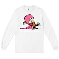 White newcalvin and hobbes stupendous man Long Sleeve Tee - linhVisuals