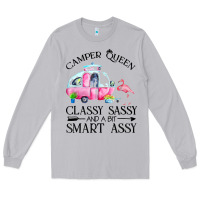 Moon Dust newcamper queen classy sassy and a bit smart assy Long Sleeve Tee - linhVisuals