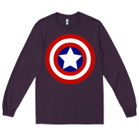 Plum newcaptain america Long Sleeve Tee - linhVisuals