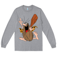 Heather Grey newcaptain caveman Long Sleeve Tee - linhVisuals
