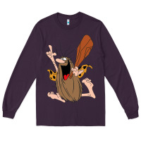 Plum newcaptain caveman Long Sleeve Tee - linhVisuals