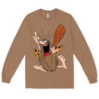 Toasted Coconut newcaptain caveman Long Sleeve Tee - linhVisuals