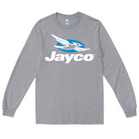Heather Grey Jayco Bicycling Bike Long Sleeve Tee - linhVisuals