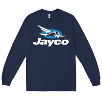 Navy Jayco Bicycling Bike Long Sleeve Tee - linhVisuals