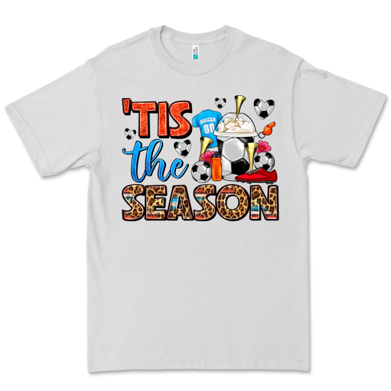 Tis The Season  Soccer  Frappe Coffee Premium Tee by FaDigitalArtStudio | Teevron