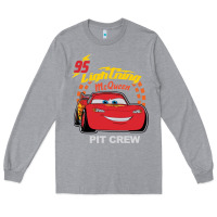 Heather Grey newcars lightning mcqueen Long Sleeve Tee - linhVisuals