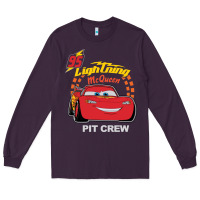 Plum newcars lightning mcqueen Long Sleeve Tee - linhVisuals