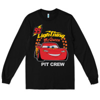 Black newcars lightning mcqueen Long Sleeve Tee - linhVisuals