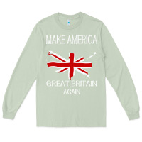 Matcha make america great britain again funny uk us Long Sleeve Tee - linhVisuals