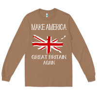 Toasted Coconut make america great britain again funny uk us Long Sleeve Tee - linhVisuals