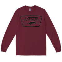 Burgundy newca vans ny Long Sleeve Tee - linhVisuals