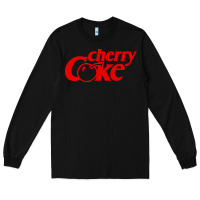 Black newcherry coke Long Sleeve Tee - linhVisuals