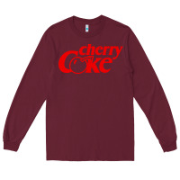 Burgundy newcherry coke Long Sleeve Tee - linhVisuals