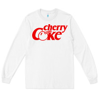 White newcherry coke Long Sleeve Tee - linhVisuals