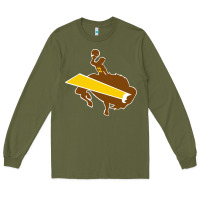 Army Green wyoming josh Long Sleeve Tee - linhVisuals