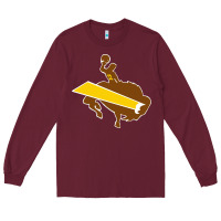 Burgundy wyoming josh Long Sleeve Tee - linhVisuals