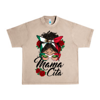 French Oak mexican mamacita messy bun Urban Heavy Tee - BundleAndBundleShop