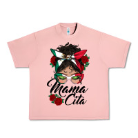 Salmon mexican mamacita messy bun Urban Heavy Tee - BundleAndBundleShop