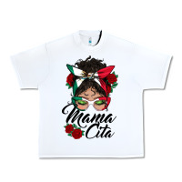 White mexican mamacita messy bun Urban Heavy Tee - BundleAndBundleShop