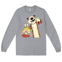 Heather Grey calvin Long Sleeve Tee - linhVisuals