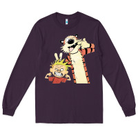 Plum calvin Long Sleeve Tee - linhVisuals