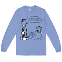 Colony Blue calvin Long Sleeve Tee - linhVisuals