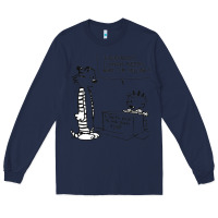 Navy calvin Long Sleeve Tee - linhVisuals