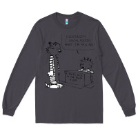 Smoke calvin Long Sleeve Tee - linhVisuals