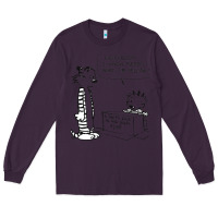 Plum calvin Long Sleeve Tee - linhVisuals