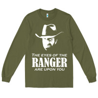 Army Green walker texas ranger merchandise Long Sleeve Tee - linhVisuals