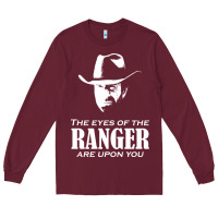 Burgundy walker texas ranger merchandise Long Sleeve Tee - linhVisuals