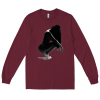 Burgundy K. Michelle Long Sleeve Tee - linhVisuals