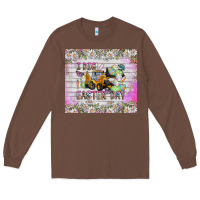 Chestnut I Dig Easter Day Long Sleeve Tee - CowhideDigitalArt