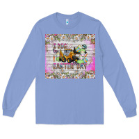Colony Blue I Dig Easter Day Long Sleeve Tee - CowhideDigitalArt