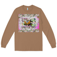 Toasted Coconut I Dig Easter Day Long Sleeve Tee - CowhideDigitalArt