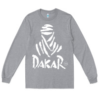 Heather Grey rally dakar paris merch Long Sleeve Tee - linhVisuals