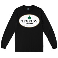 Black tegridy farms Long Sleeve Tee - linhVisuals