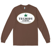 Chestnut tegridy farms Long Sleeve Tee - linhVisuals