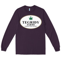 Plum tegridy farms Long Sleeve Tee - linhVisuals