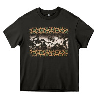 Asphalt leopard cowhide pattern background Heavy Core Tee - Jasminsmagicworld