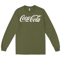 Army Green newcoca cola Long Sleeve Tee - linhVisuals