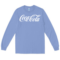 Colony Blue newcoca cola Long Sleeve Tee - linhVisuals