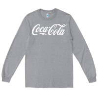 Heather Grey newcoca cola Long Sleeve Tee - linhVisuals